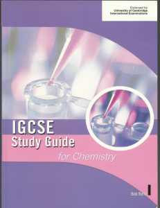 IG化学教材下载《IGCSE Study Guide for Chemistry 》