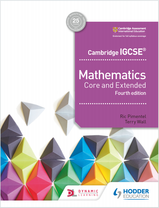 IG数学教材下载《Cambridge IGCSE Mathematics: Core and Extended Fourth Edition》