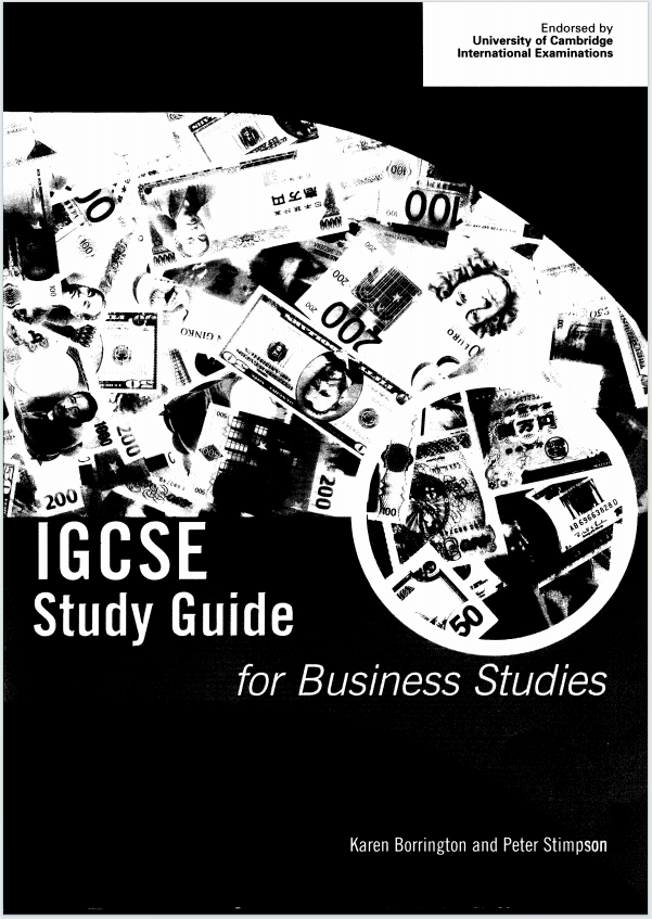 IGCSE商科教材下载《IGCSE Study Guide for Business Studies》