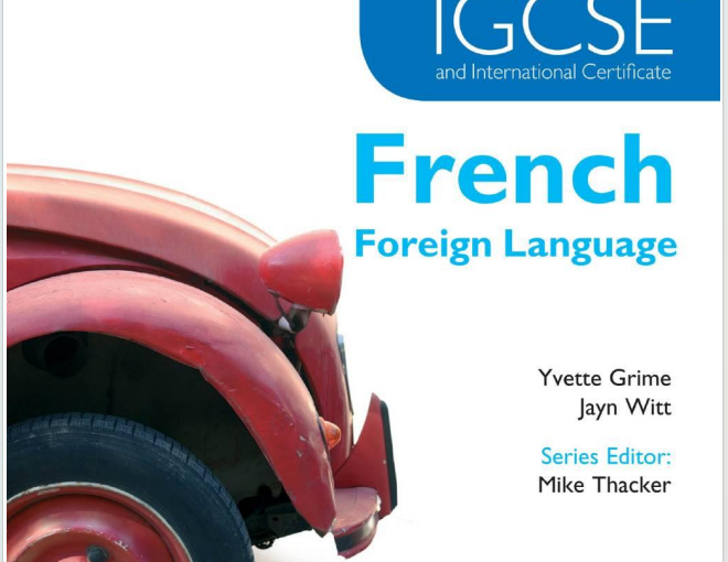 IGCSE法语作为外语教材下载《Cambridge IGCSE French as a Foreign Language》