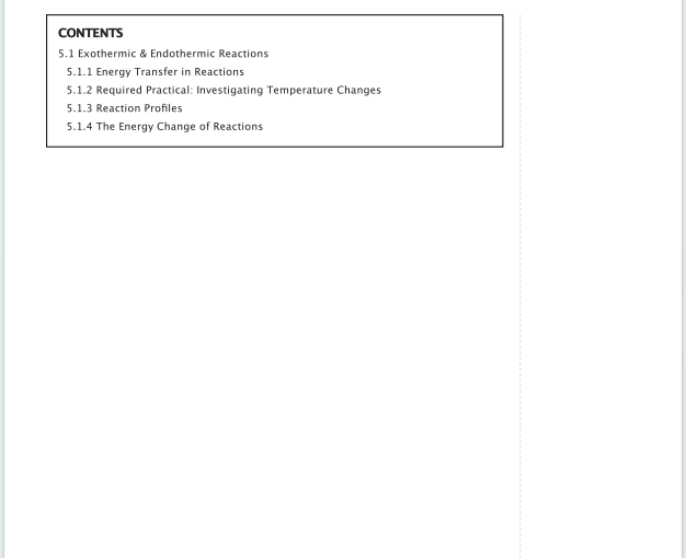 GCSE化学复习笔记下载《GCSE Chemistry AQA: 5. Energy Changes》
