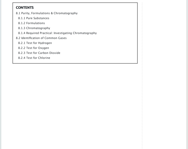 GCSE化学复习笔记下载《GCSE Chemistry AQA: 8. Chemical Analysis》