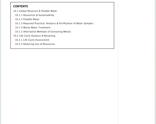 GCSE化学复习笔记下载《GCSE Chemistry AQA: 10. Using Resources》