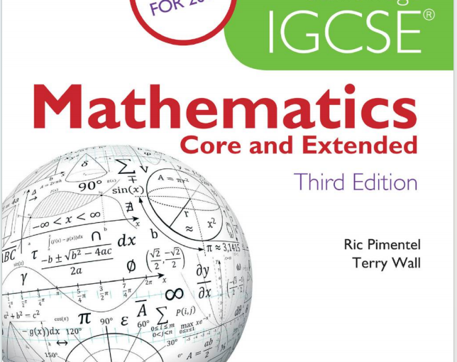 IGCSE数学教材下载《Cambridge IGCSE Mathematics Core  Extended》