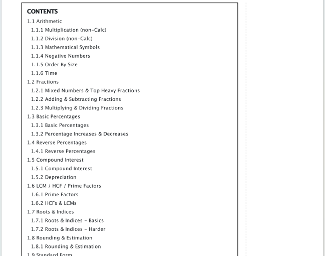 GCSE数学复习笔记下载《GCSE Maths AQA:Number》
