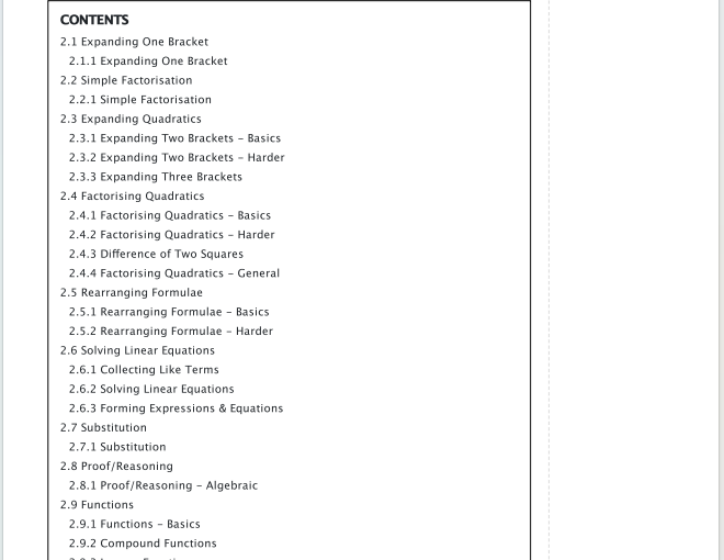 GCSE数学复习笔记下载《GCSE Maths AQA:Algebra Basics》