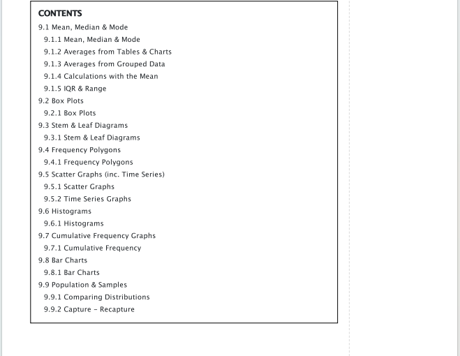 GCSE数学复习笔记下载《GCSE Maths AQA:Statistics》
