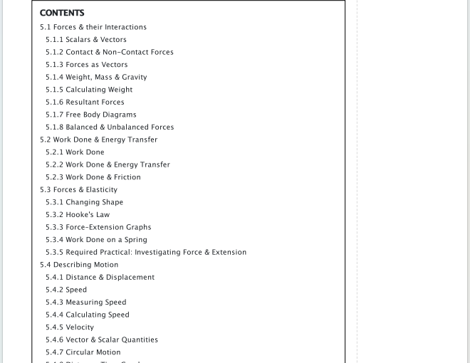 GCSE物理复习笔记下载《GCSE Physics AQA:Forces》