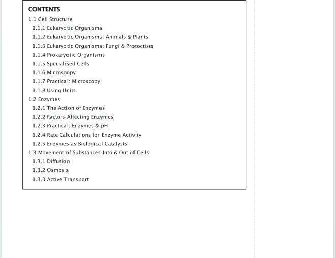 GCSE生物复习笔记下载《GCSE Biology Edexcel:Key Concepts in Biology》