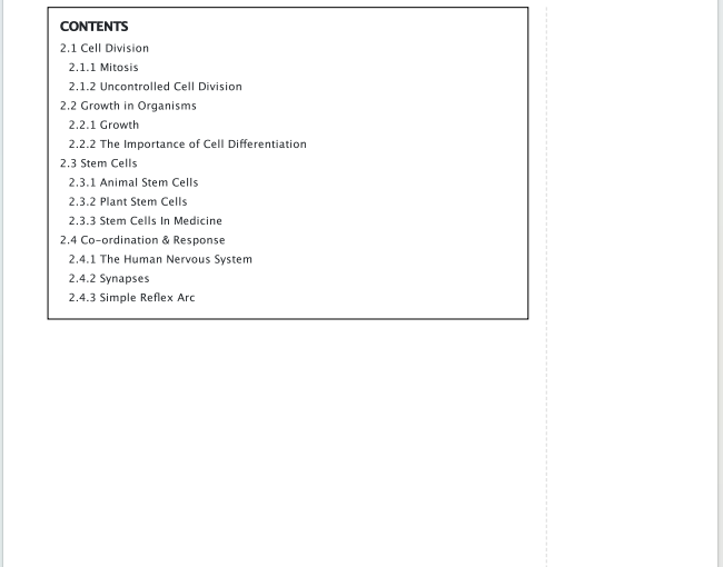 GCSE生物复习笔记下载《GCSE Biology Edexcel:Cells & Control》