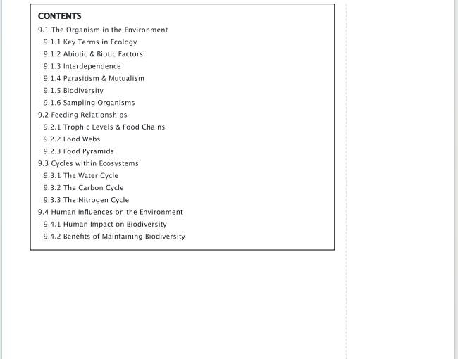 GCSE生物复习笔记下载《GCSE Biology Edexcel:Ecosystems & Material Cycles》