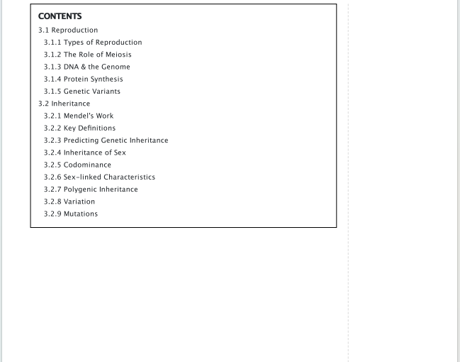 GCSE生物复习笔记下载《GCSE Biology Edexcel:Genetics》
