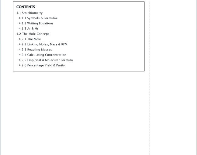 IGCSE化学复习笔记下载《IGCSE Chemistry CIE:Stoichiometry》