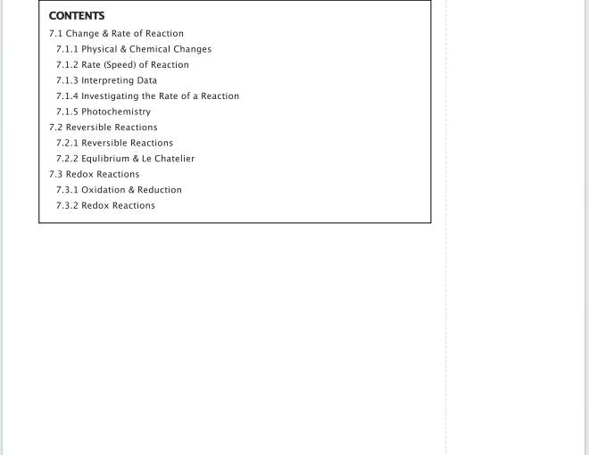IGCSE化学复习笔记下载《IGCSE Chemistry CIE:Chemical Reactions》
